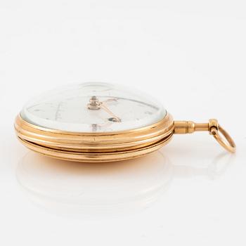 An 18k gold watch by Anders Hoberg (watchmaker in Stockholm 1797-1834).