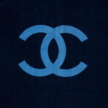 Chanel, beach towel.