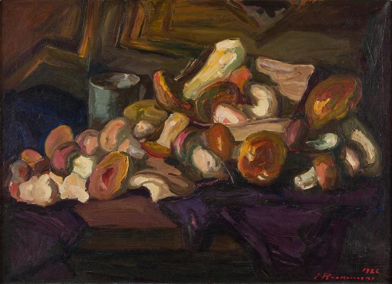 Jalmari Ruokokoski, Still Life with Mushrooms.
