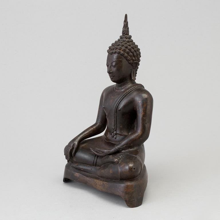 BUDDHA, brons. Thailand, troligen 1800-tal.