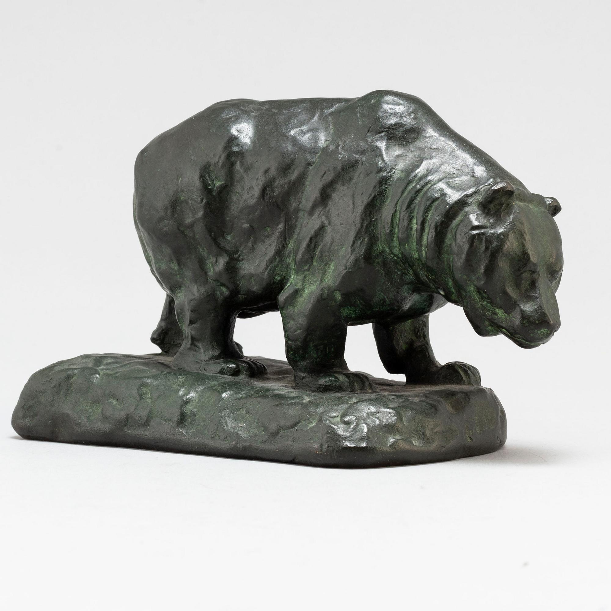 ARVID KNÖPPEL, Sculpture, bronze. Signed, foundry mark Otto Meyers Eftr. Fud.