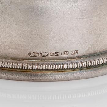 Coasters, 2 st, Estland, glasunderlägg 19 st, samt serviettringar 3 st, silver, Finland  1946-76.