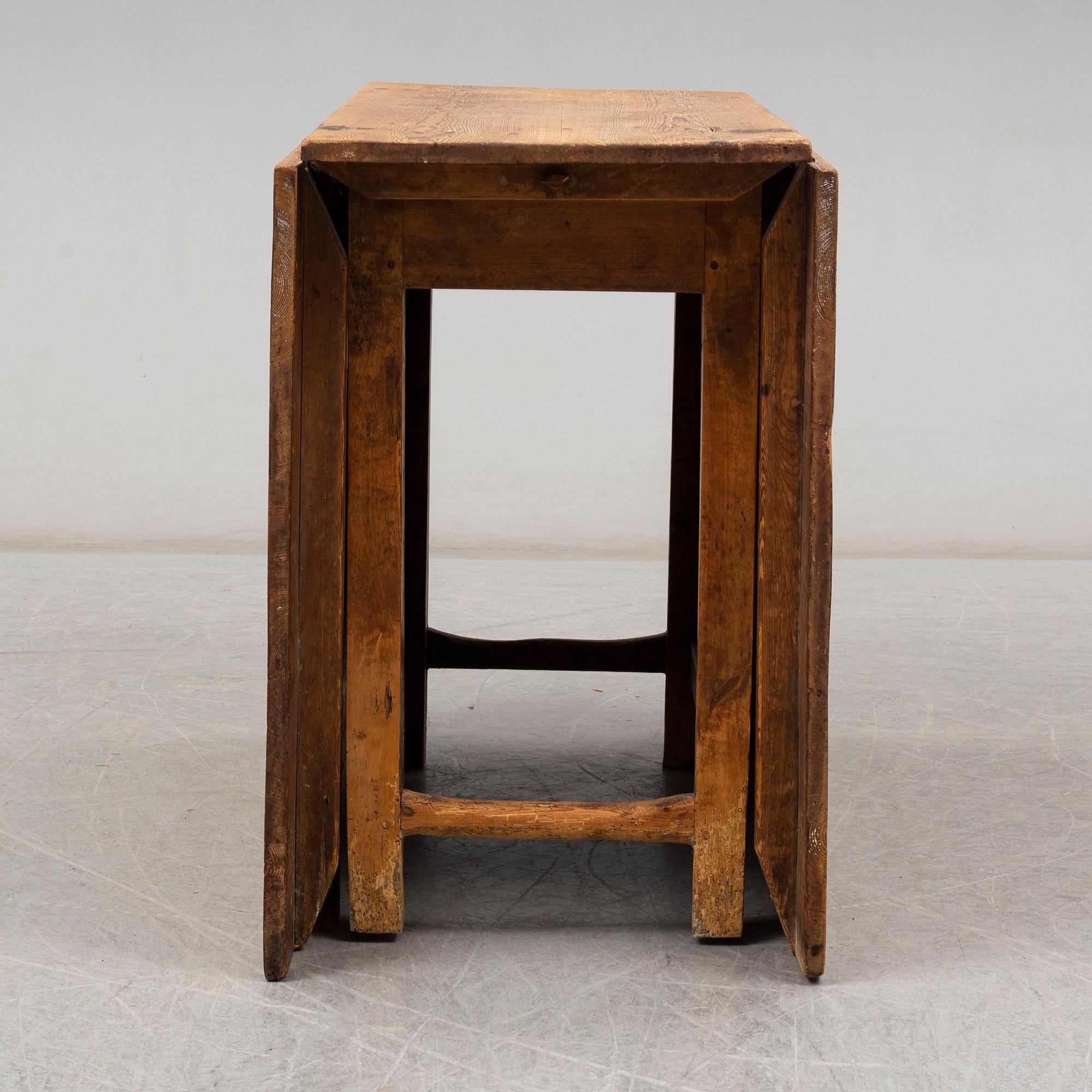 A Swedish 19th century gateleg table.