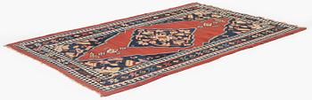 Antik Bidjar kilim, västra Persien (Iran), ca 230 x 142 cm.
