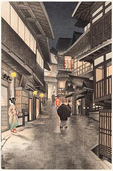 Nisaburo Ito, färgträsnitt, Japan, 1900-tal.