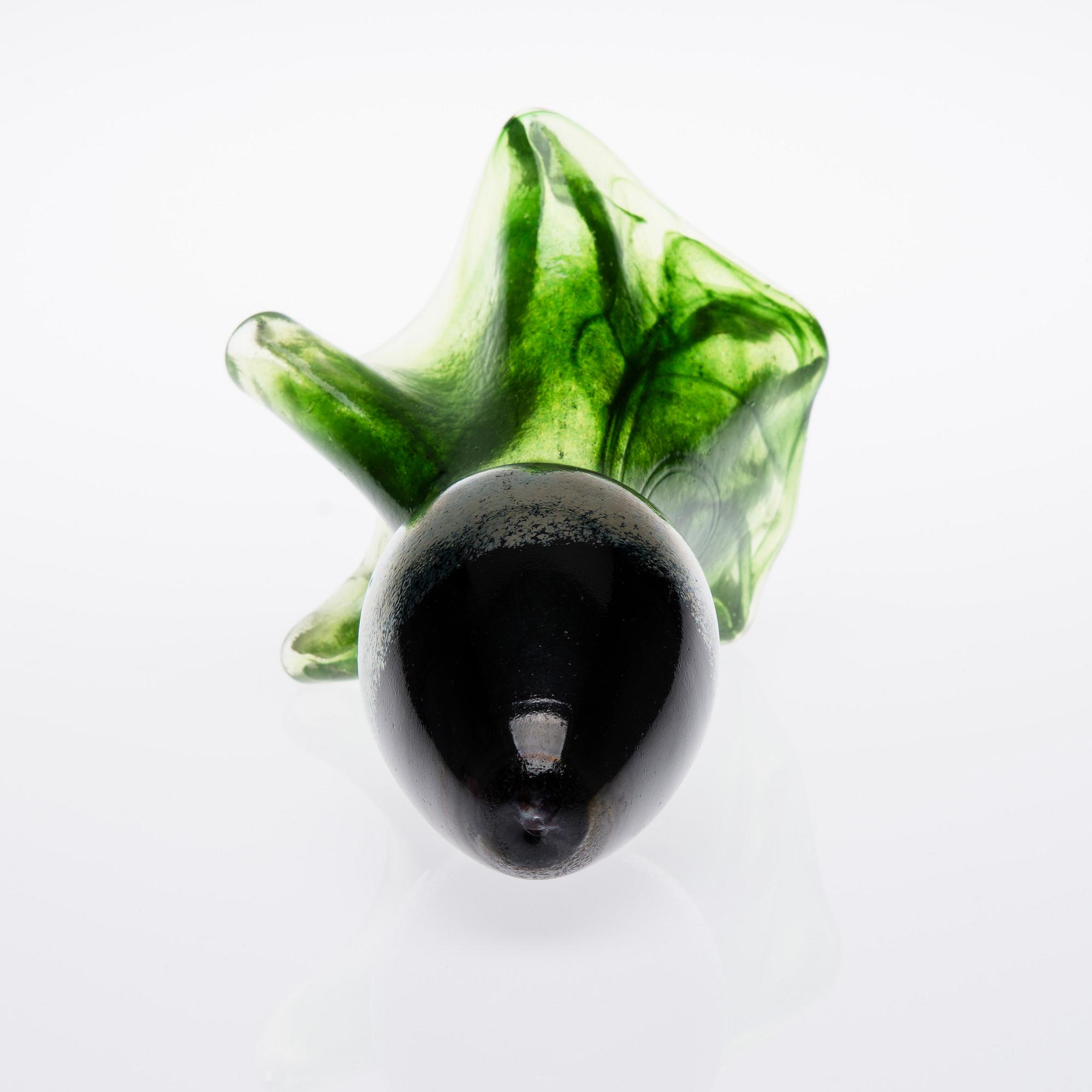 FIGURIN, glas, signerad Oiva Toikka Nuutajärvi Notsjö, numrerad 60/1000.