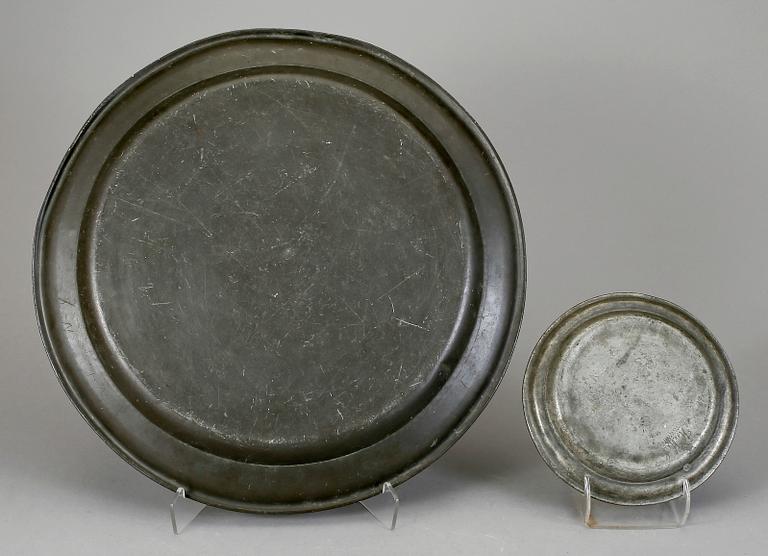 FAT, 2 st, tenn, 1700/1800-tal.