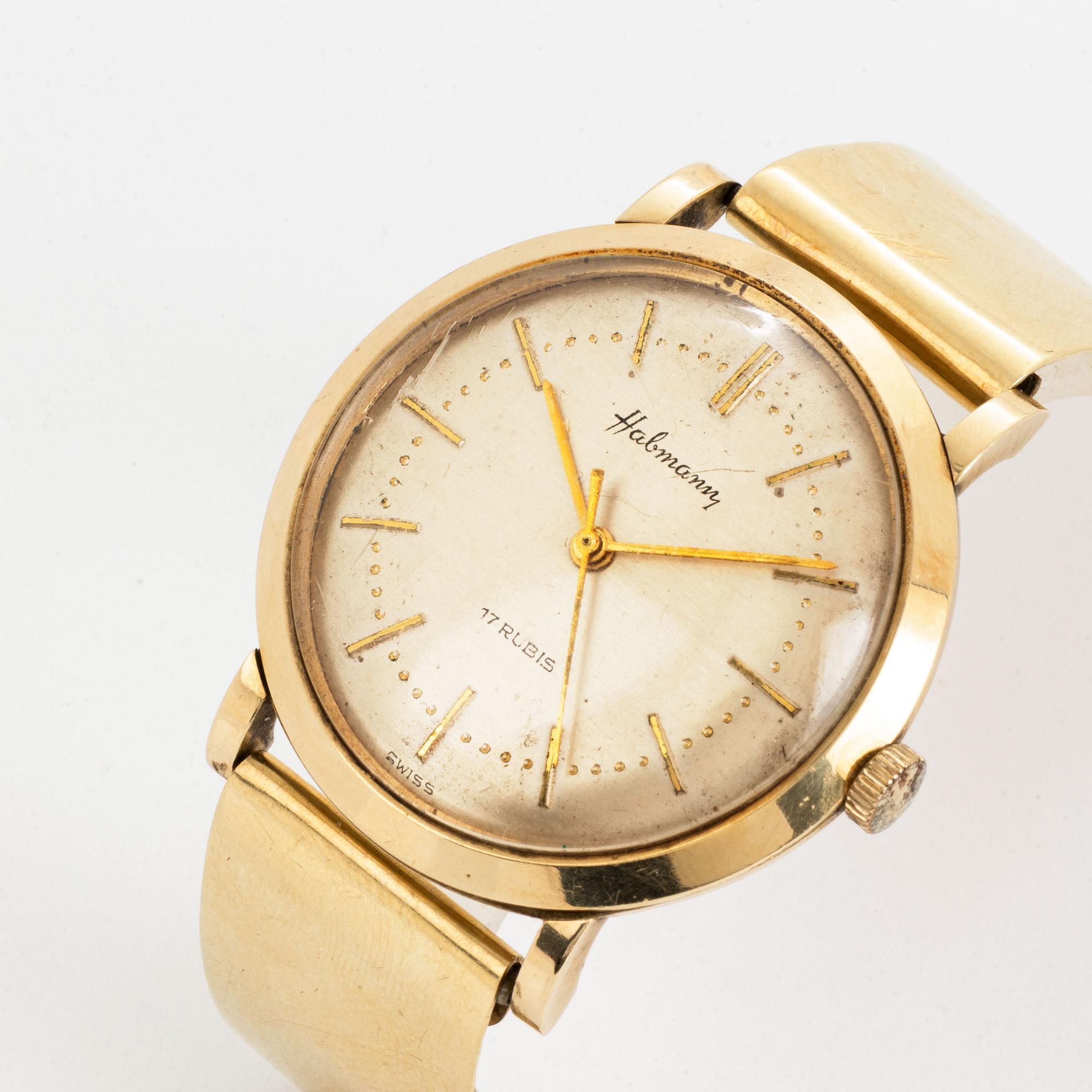 Habmann, wristwatch, 34 mm.