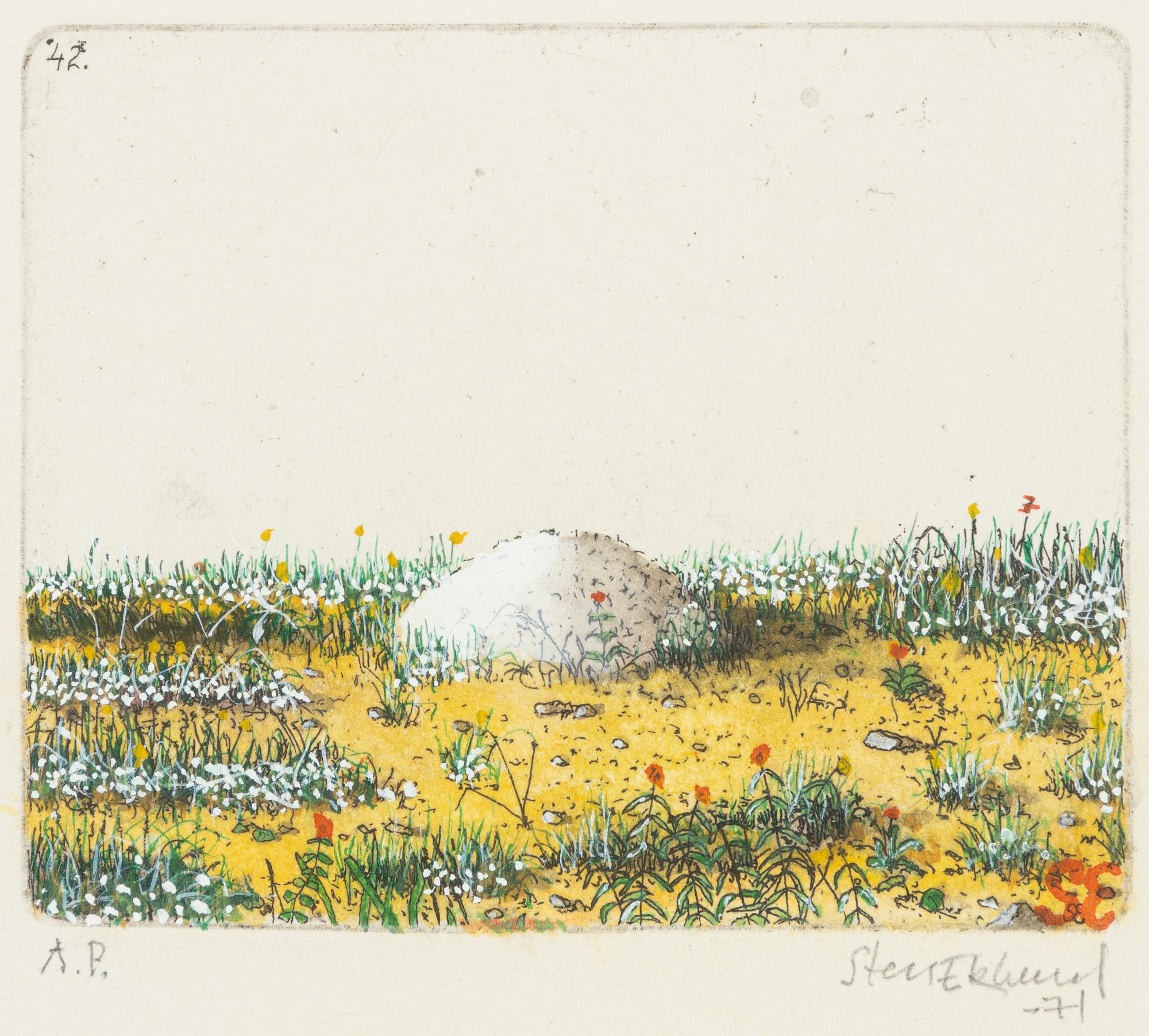 Sten Eklund, "Vita fläcken" Ur "Kullahusets hemlighet".