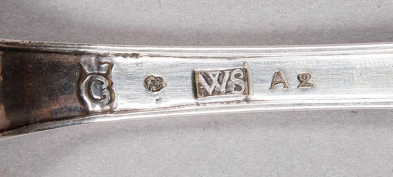 STRÖSKED, silver, Wilhelm Smedberg, Karlstad 1783.