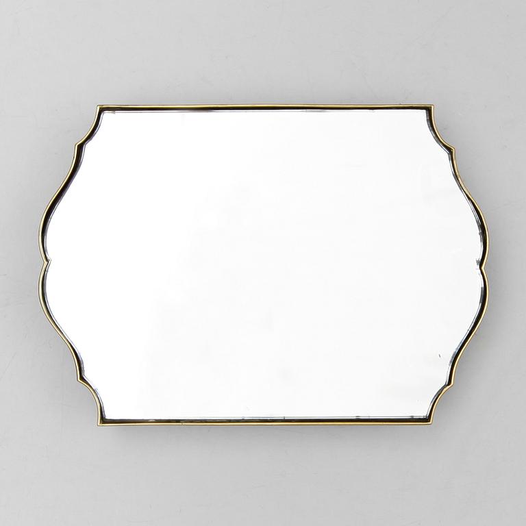 SPEGELPLATEAU, mässing, 1700-tal.