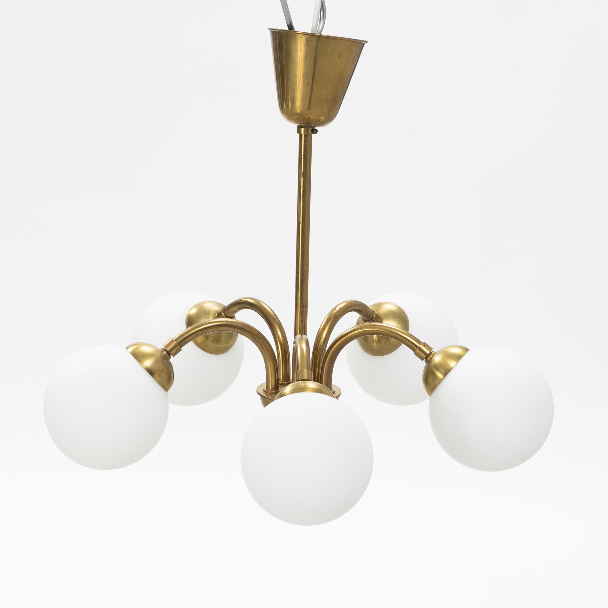 Taklampa, 1900-talets mitt.