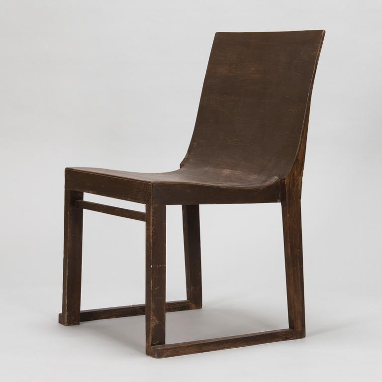 Alvar Aalto, stol, modell 10 för O.Y. Huonekalu- ja Rakennustyötehdas A.B. 1930-tal.