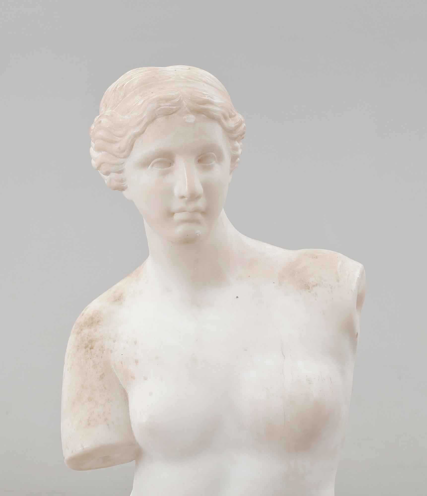 SKULPTUR, marmor, 1900-tal.