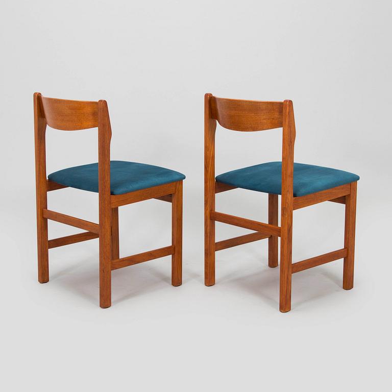 Olof Ottelin, tuoleja, 2 kpl, "Kari", Oy Stockmann Ab, Keravan puusepäntehdas, 1960-luku.