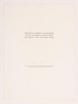 Michael Ayrton, "Minotaur", 2 st.