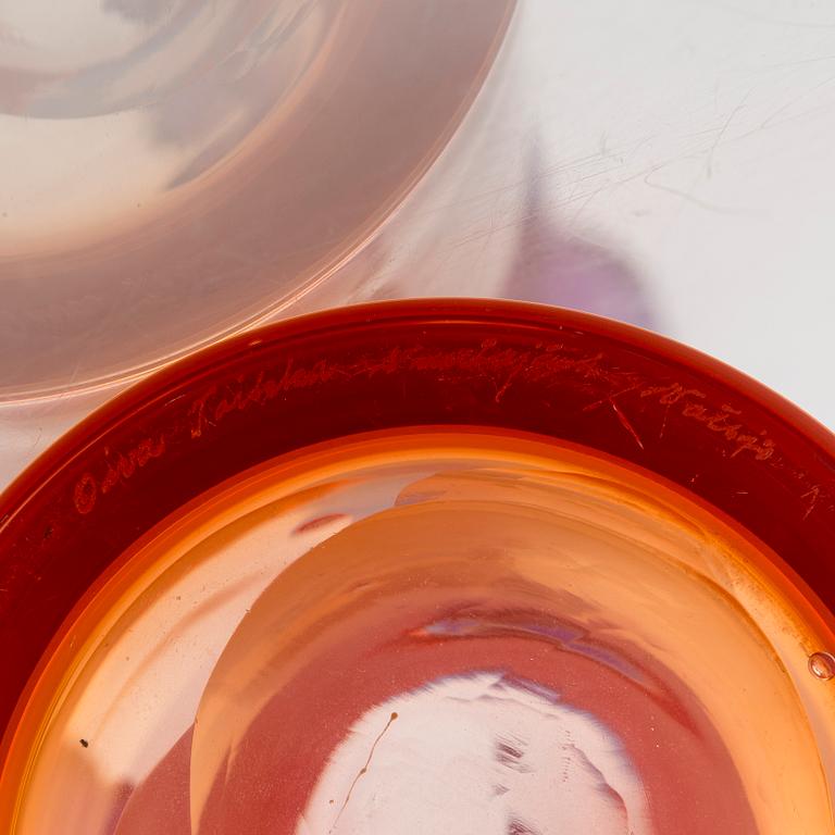 Oiva Toikka, A 'Pompom' vase, signed Oiva Toikka Nuutajärvi Notsjö.