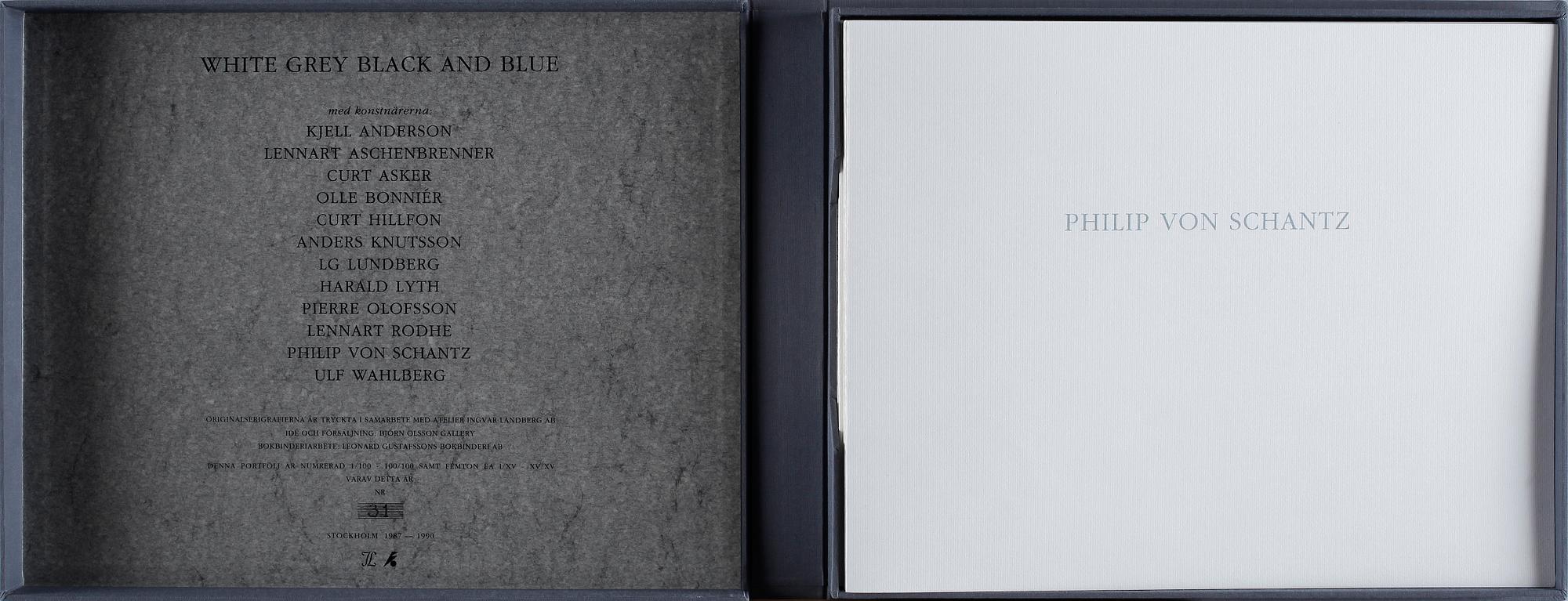 GRAFISK MAPP. Serigrafier, 12 st. Numr 31/100.