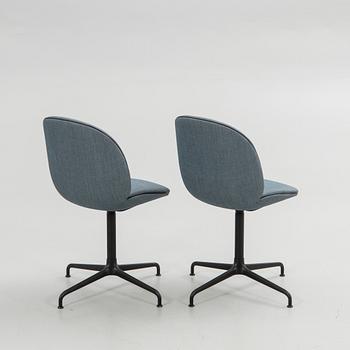 GamFratesi, chairs, a pair, "Beetle Meeting Chair", Gubi, Denmark.