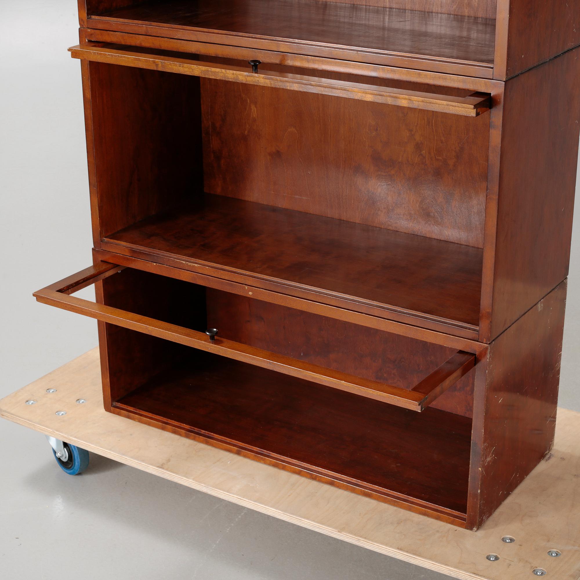 Two bookshelfs from the first half of the 20th century.