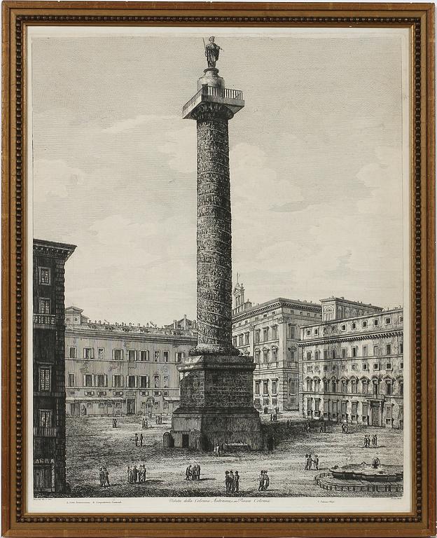 LUIGI ROSSINI, kopparstick, sign o dat i plåten 1823.