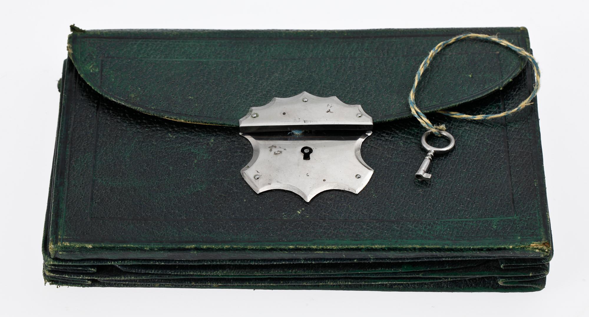 PORTMONNÄ, läder, 1900-tal.