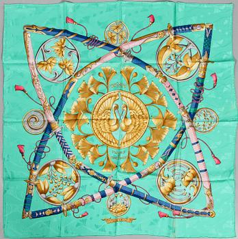 SCARF, "Daimyo Princes Du Soleil Levant", Françoise Façonnet, Hermès, Paris.