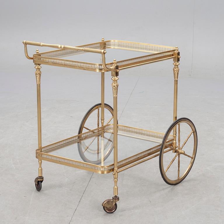 SERVERINGSVAGN, mässing. 1900-talets andra hälft.