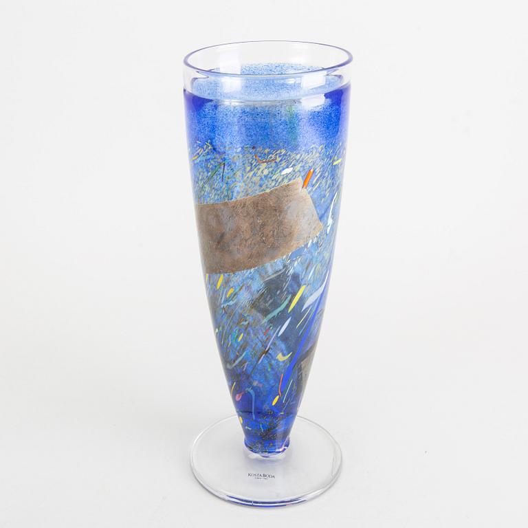 BERTIL VALLIEN, glas,  3 delar"Satellite"Kosta Boda.