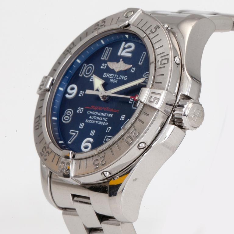 BREITLING, SuperOcean(5000FT/1500M), Chronometre, wristwatch, 42 mm,