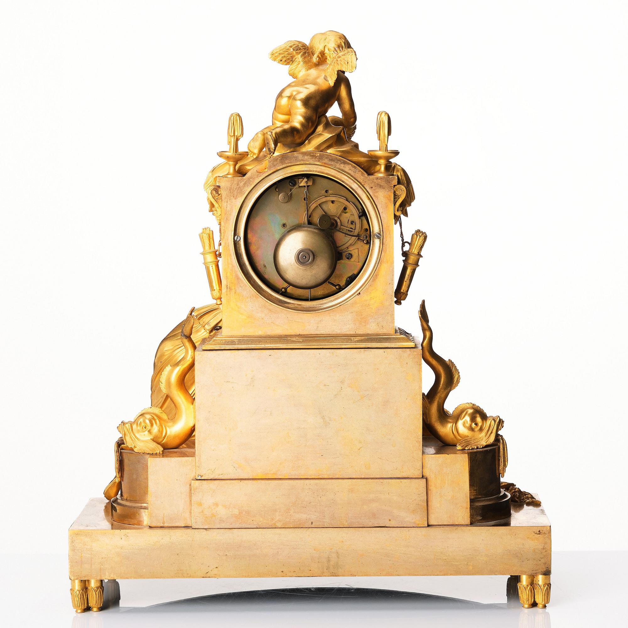 Bordspendyl, "La fontaine de l'Amour", Frankrike 1800-talets början, Empire.