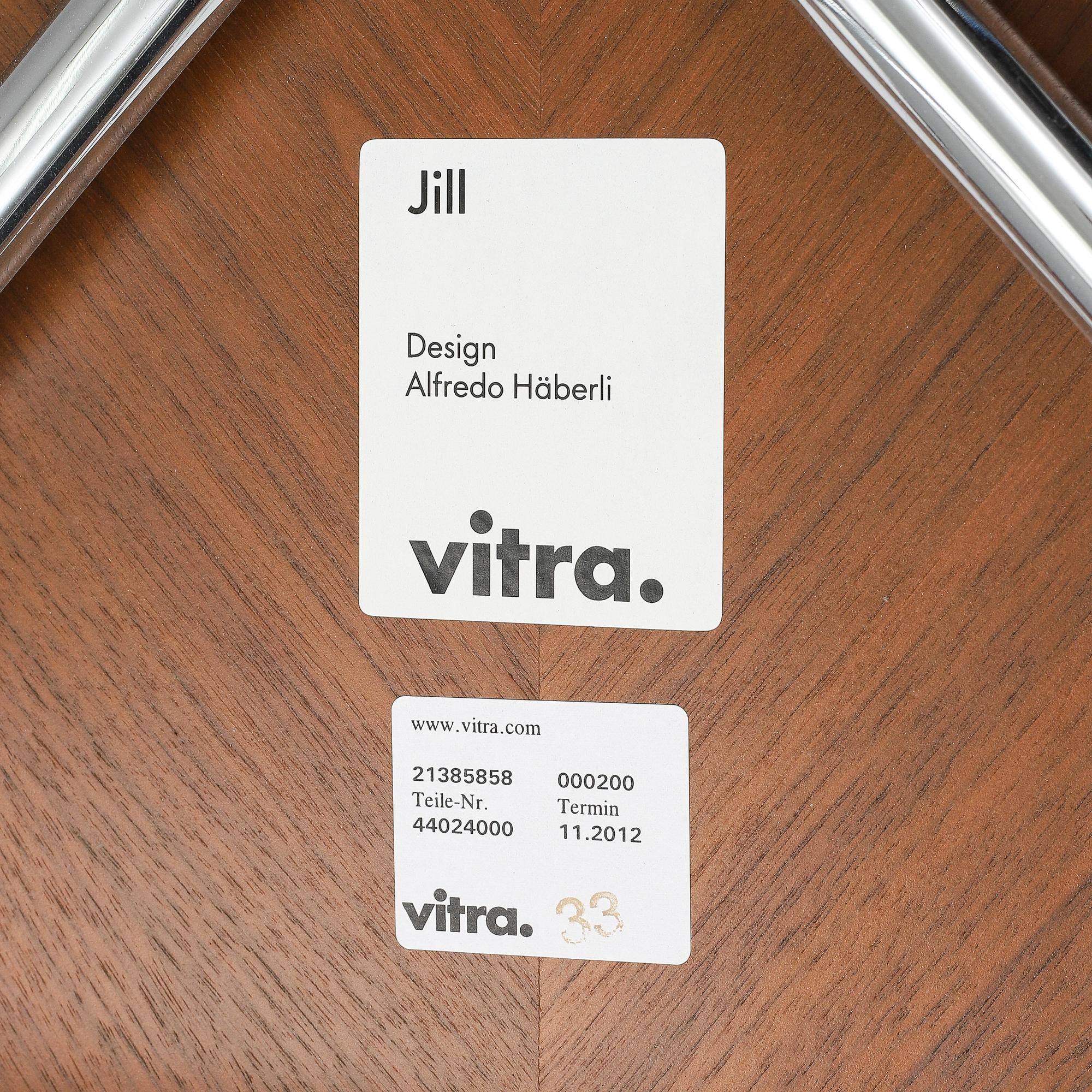 ALFREDO HÄBERLI, four 'Jill' chairs, Vitra, 2012.