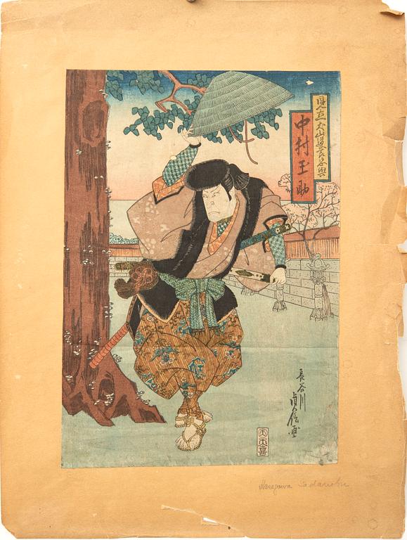 Hasegawa Sadanobu, Kabuki, Nakamura.