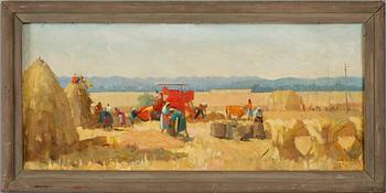 DEMETER KOKO, olja på pannå, signerad.