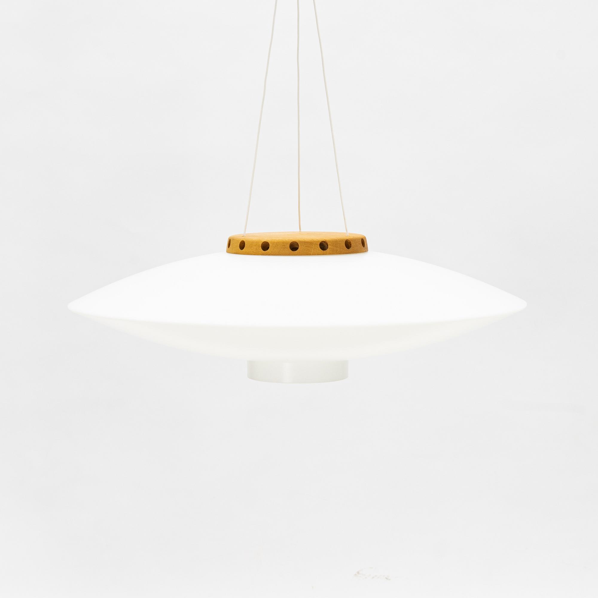 Uno & Östen Kristiansson, an 'Ufo' ceiling light, model 565, Luxus, Vittsjö, 1960's.