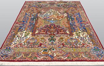 A carpet, Kashmar, 302 x 201 cm.