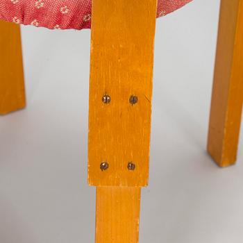 Alvar Aalto, a pair of  'A65' chairs for O.Y. Huonekalu- ja Rakennustyötehdas A.B. early 1940s.
