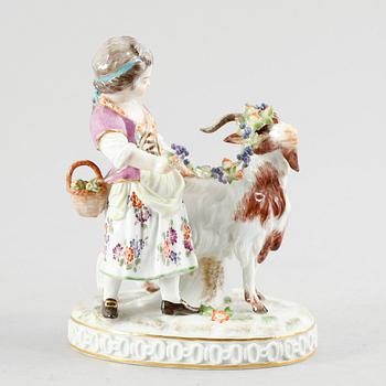 FIGUR, porslin, Meissen, 1900-talets mitt.