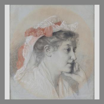 MARIA WIIK, PORTRAIT OF MISS ANNA WIIK.