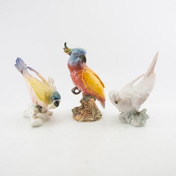 Figurines 6 pcs including Hutschenreuther Germany 20th century porcelain.