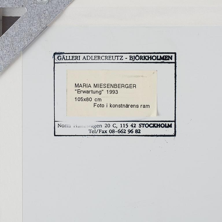 Maria Miesenberger, ”Utan titel (Erwartung/Förväntan”), 1993.