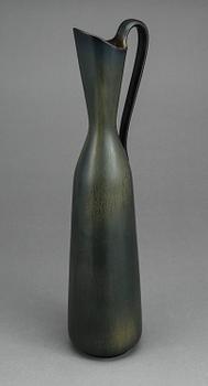 GUNNAR NYLUND, kanna, lergods, signerad undertill, Rörstrand. "AUE".