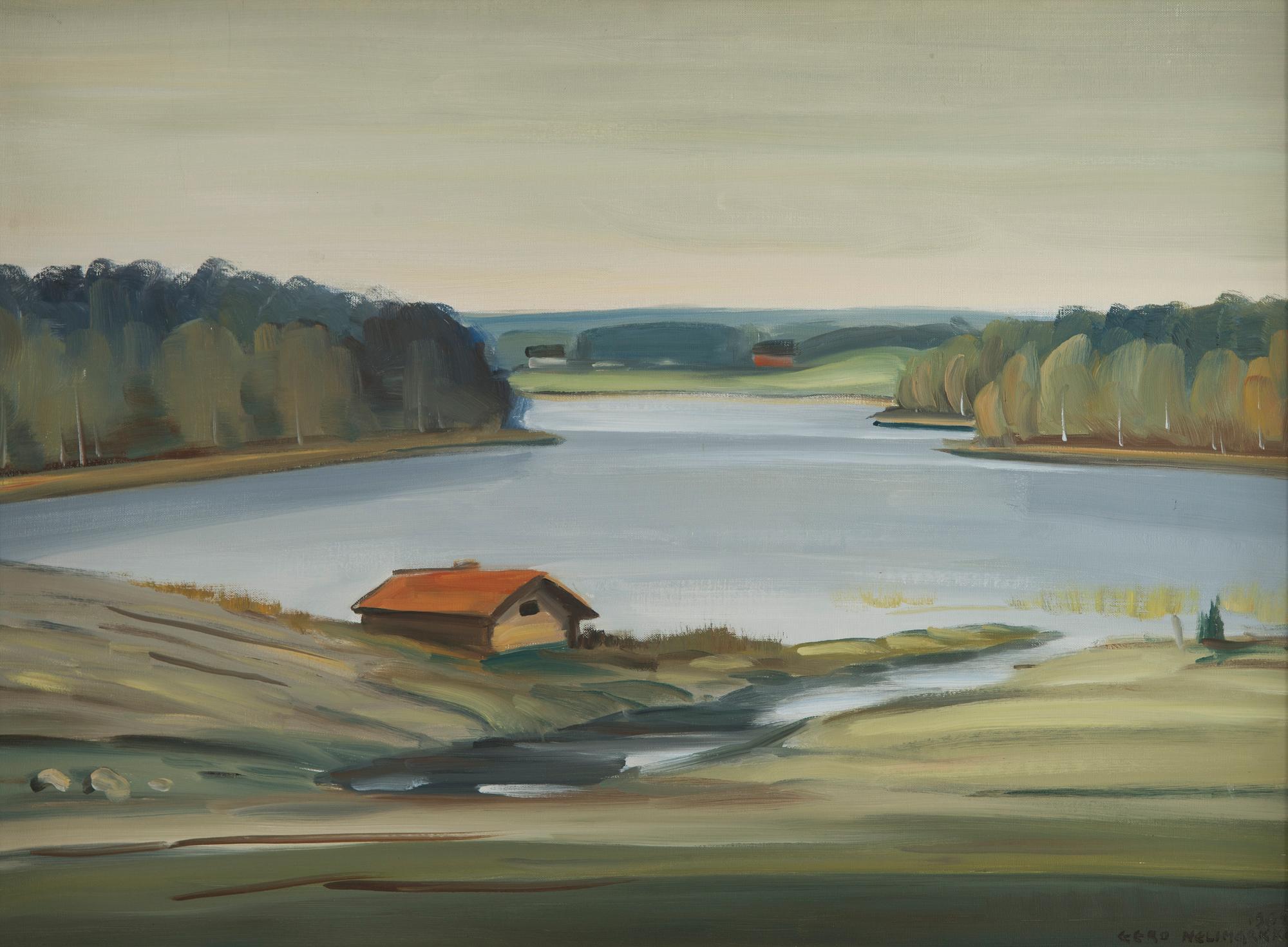 Eero Nelimarkka, Lake landscape.