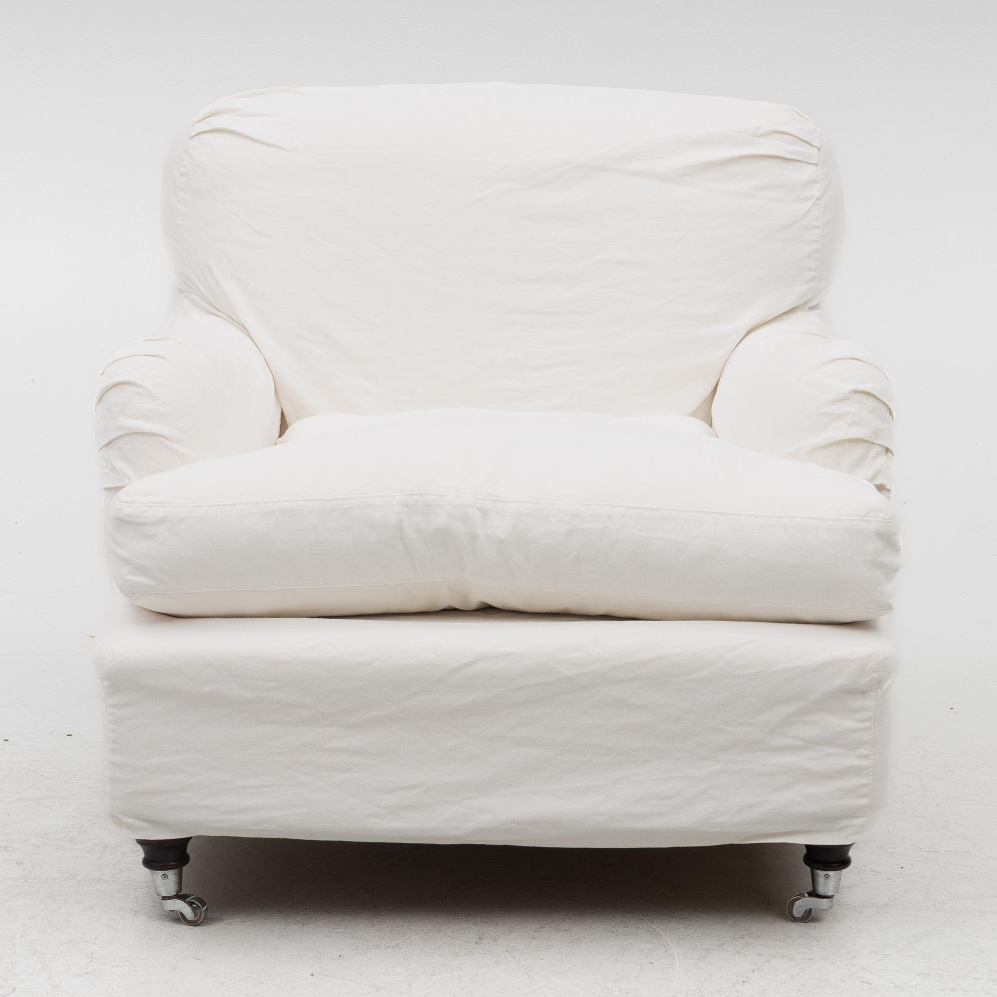 A Howard model armchair, contemporary.
