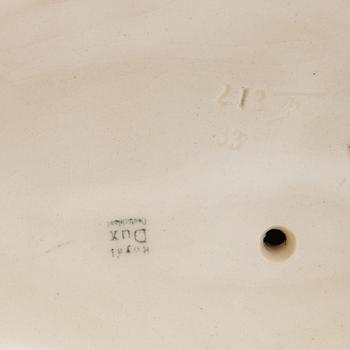 Elly Strobach figurine Royal Dux 1940s porcelain.