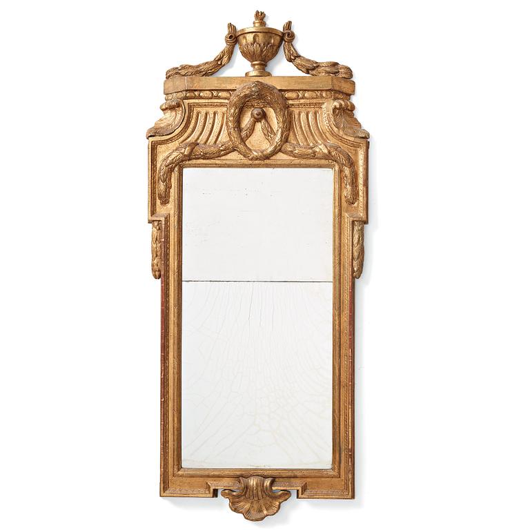 A Gustavian mirror by Johan Åkerblad 1769.