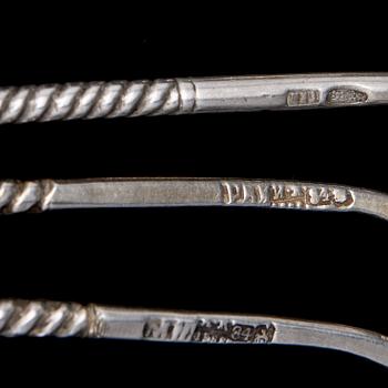 SKEDAR, 7 st, silver, Ryssland 1800-talets slut, 1900-talets början. Vikt 138 g.