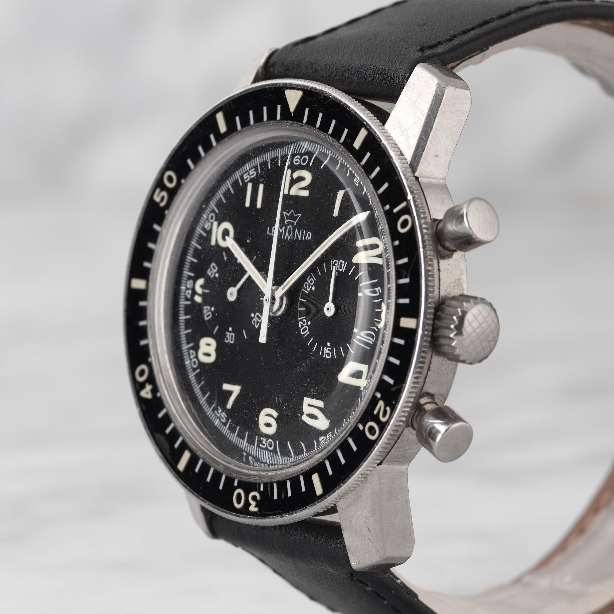 LEMANIA, kronograf, "Viggen".