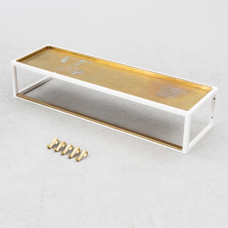 Ulf Scherlin, hat rack and shoe stand, 2000s.