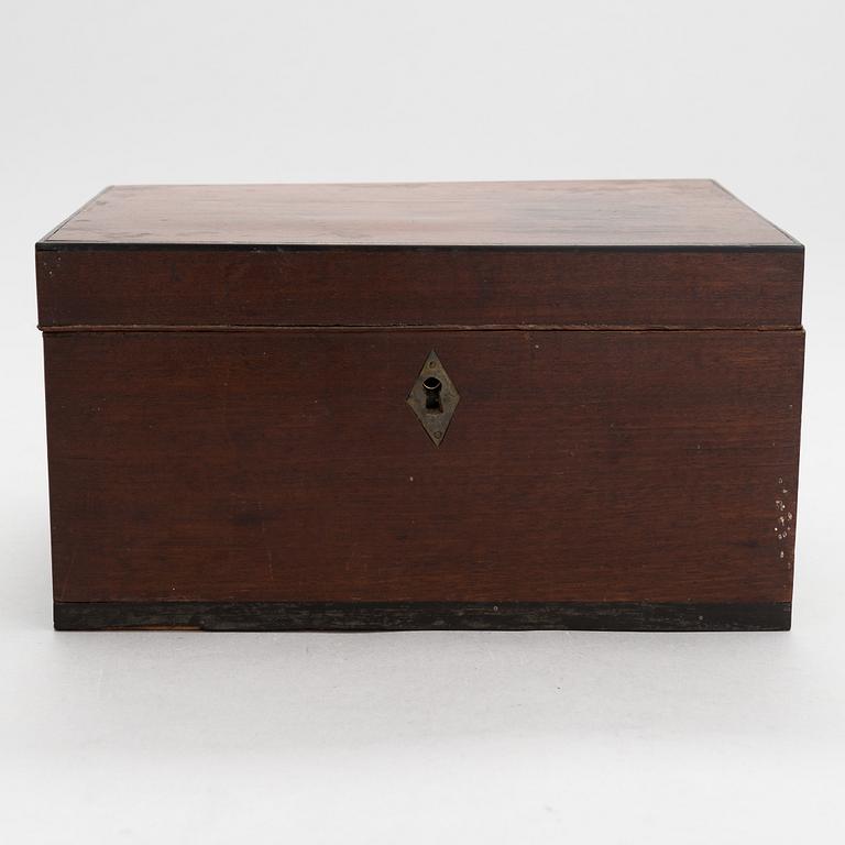 Läkemedelslåda, 1800-talets mitt.